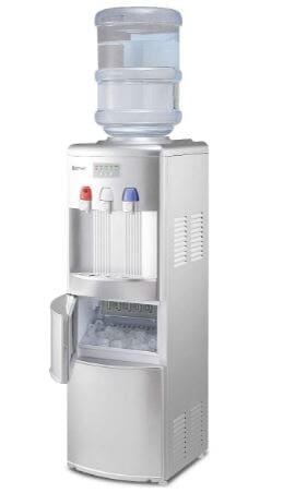 Costway 2-in-1 Water Cooler Dispenser with Built-in Ice Maker